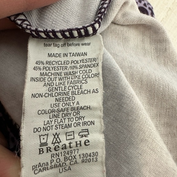 Prana Women's Dresses Prana Quinn Dress Sz XS Purple Outdoor Yoga Geometric - Picture 7 of 13